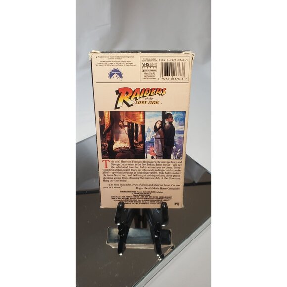 Indiana Jones Raiders Of The Lost Ark VHS Tape Paramount - Picture 2 of 2